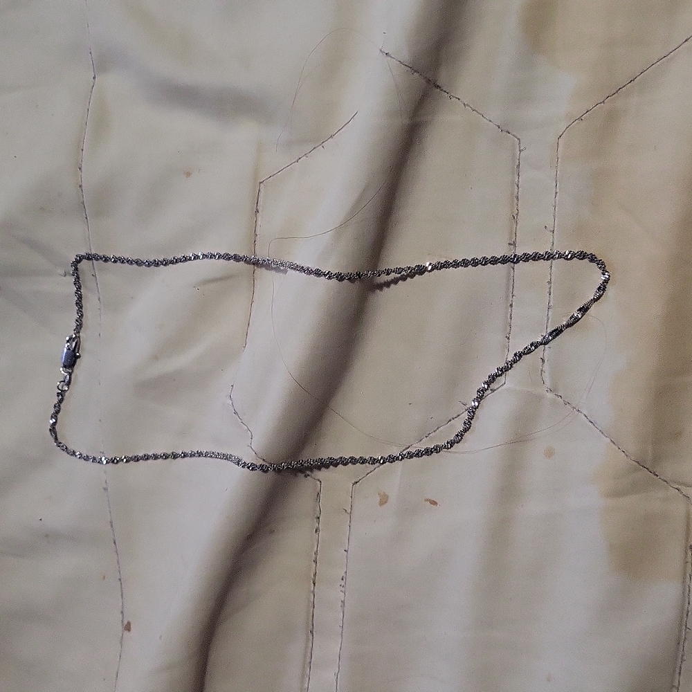 Twisted Silver Necklace